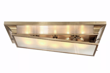PETITOT VIII - Handmade brass ceiling light by Patinas Lighting - view 3